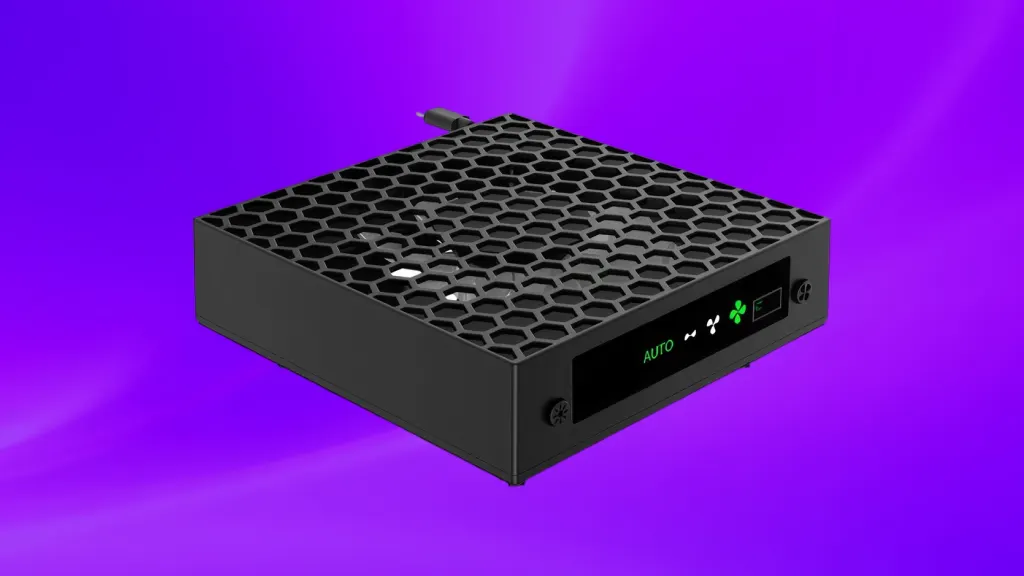 Isolated product image of an Xbox Series X cooling fan