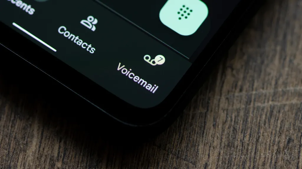 Voicemails on smartphone