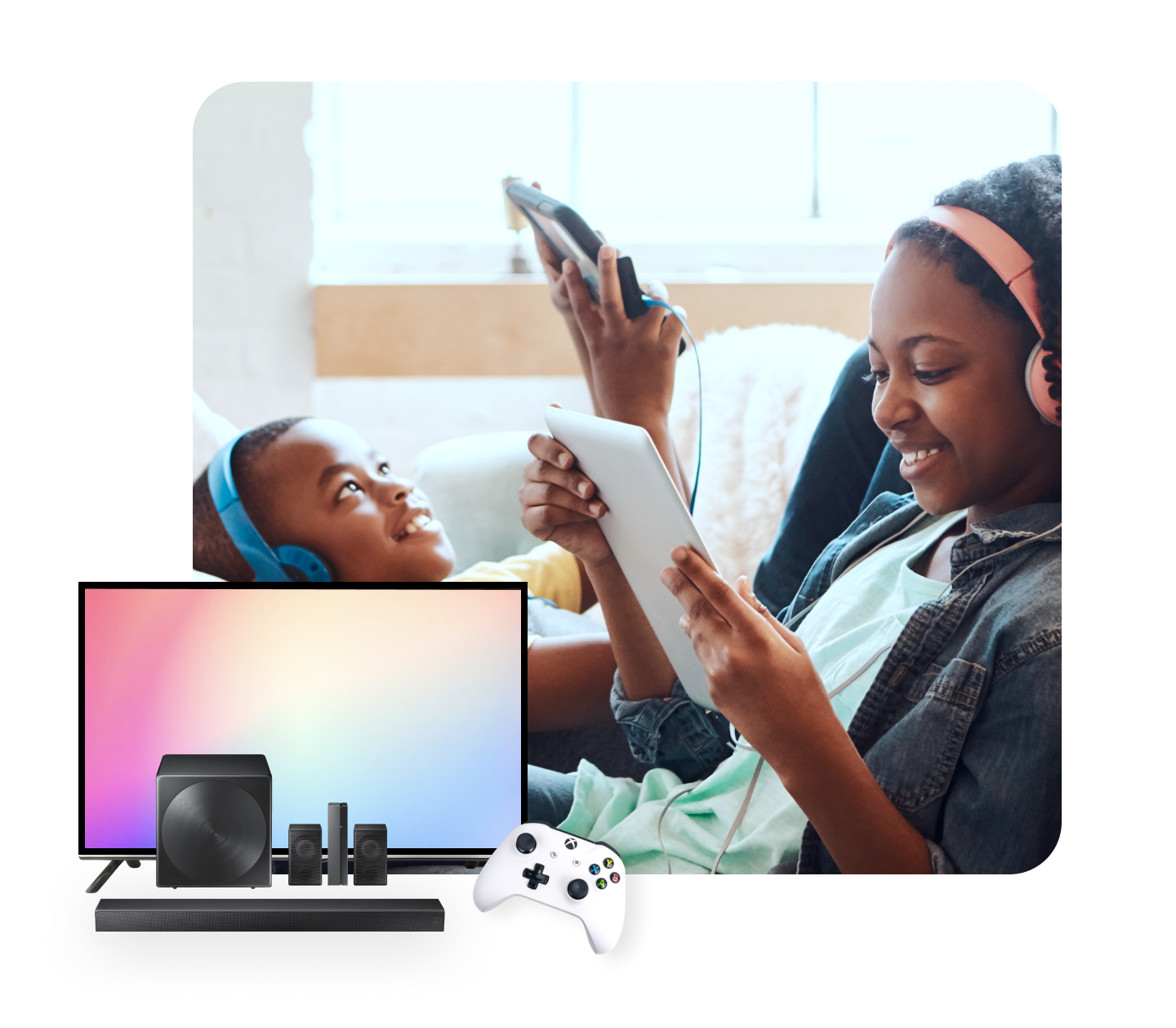 kids using devices