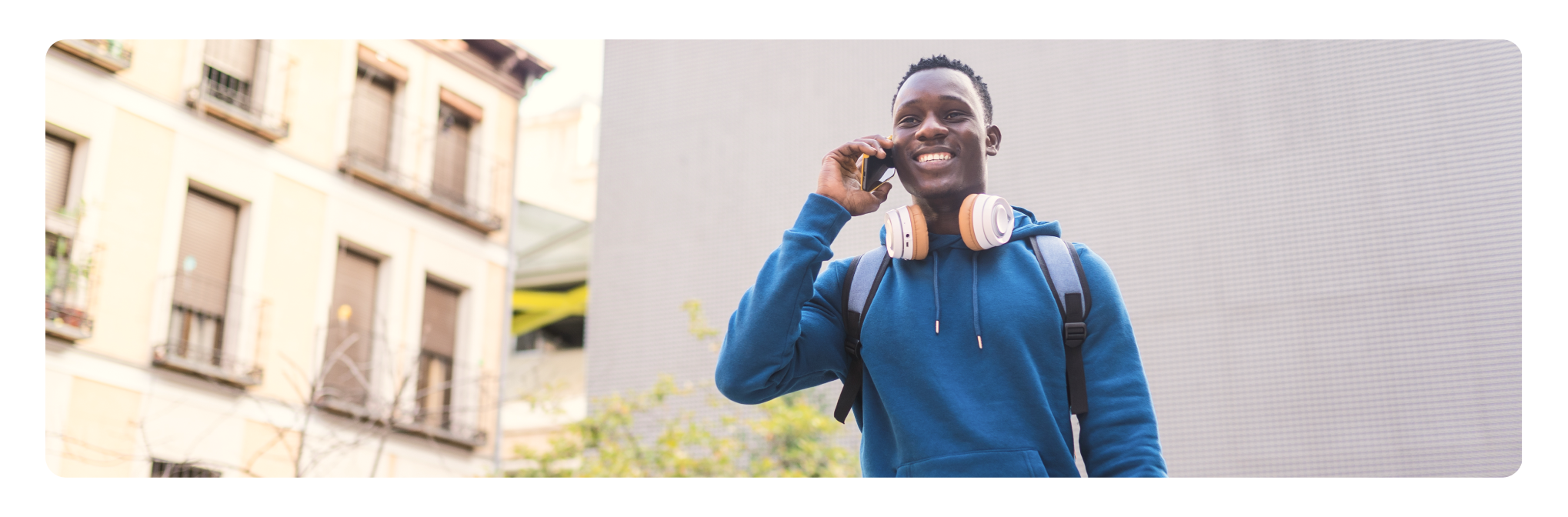 Man using a Google phone