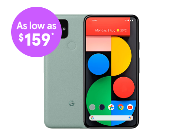 Google Pixel 5 screen repair as low as $159.