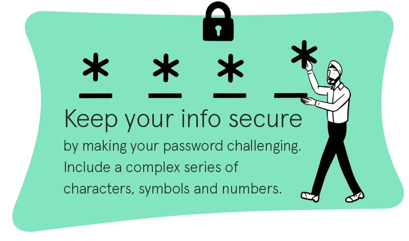 Password setup tip 1