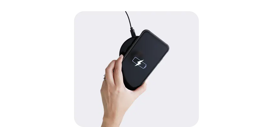 phone with a dead battery