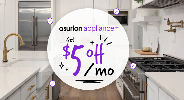 Asurion Appliance+ Get $5 off a month