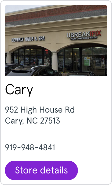Cary 952 High House Rd � Cary, NC 27513 919-948-4841