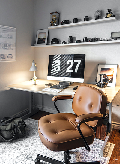 Small space home office chair