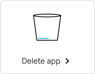 Delete app