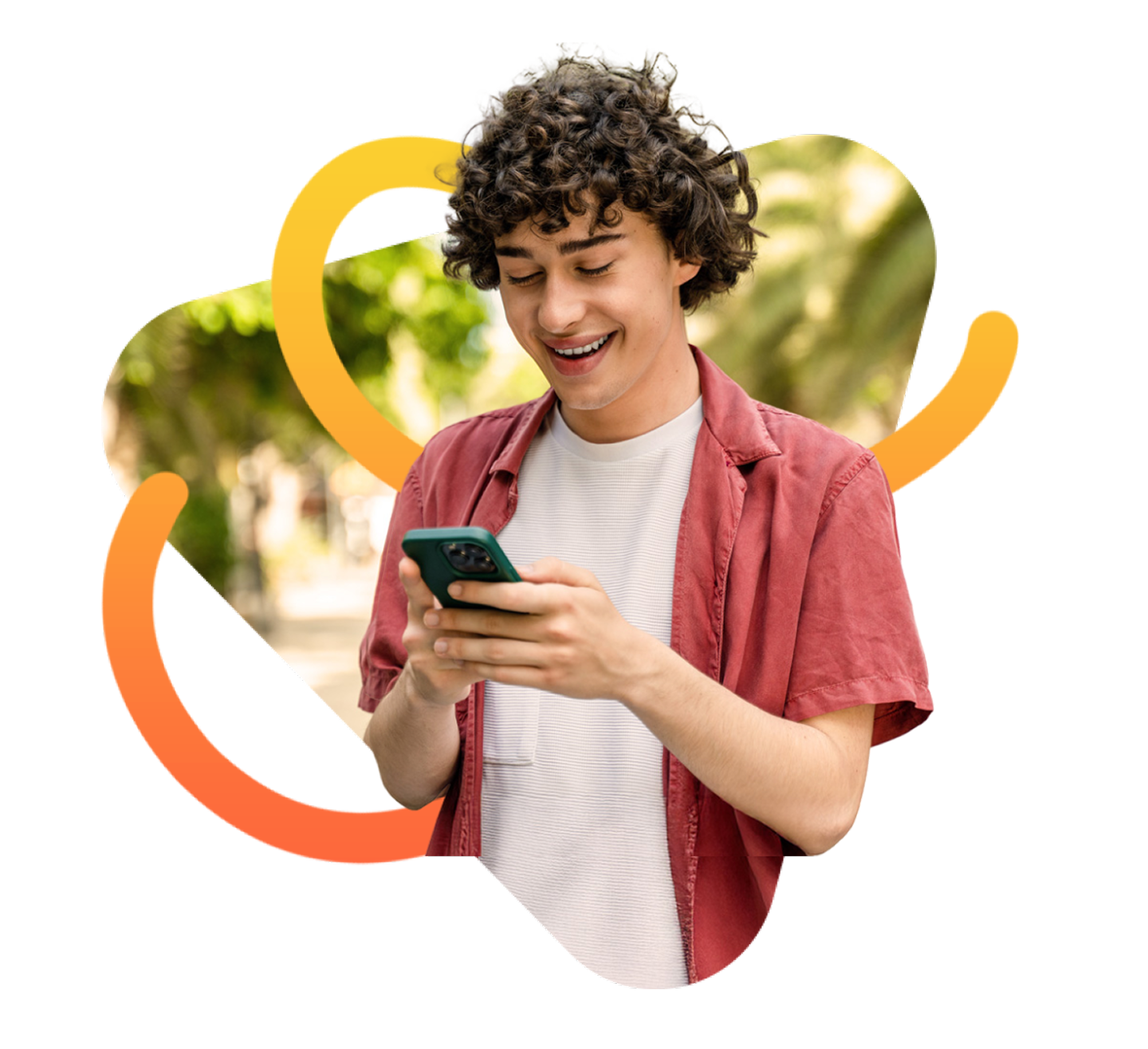 Hombre con telefono
