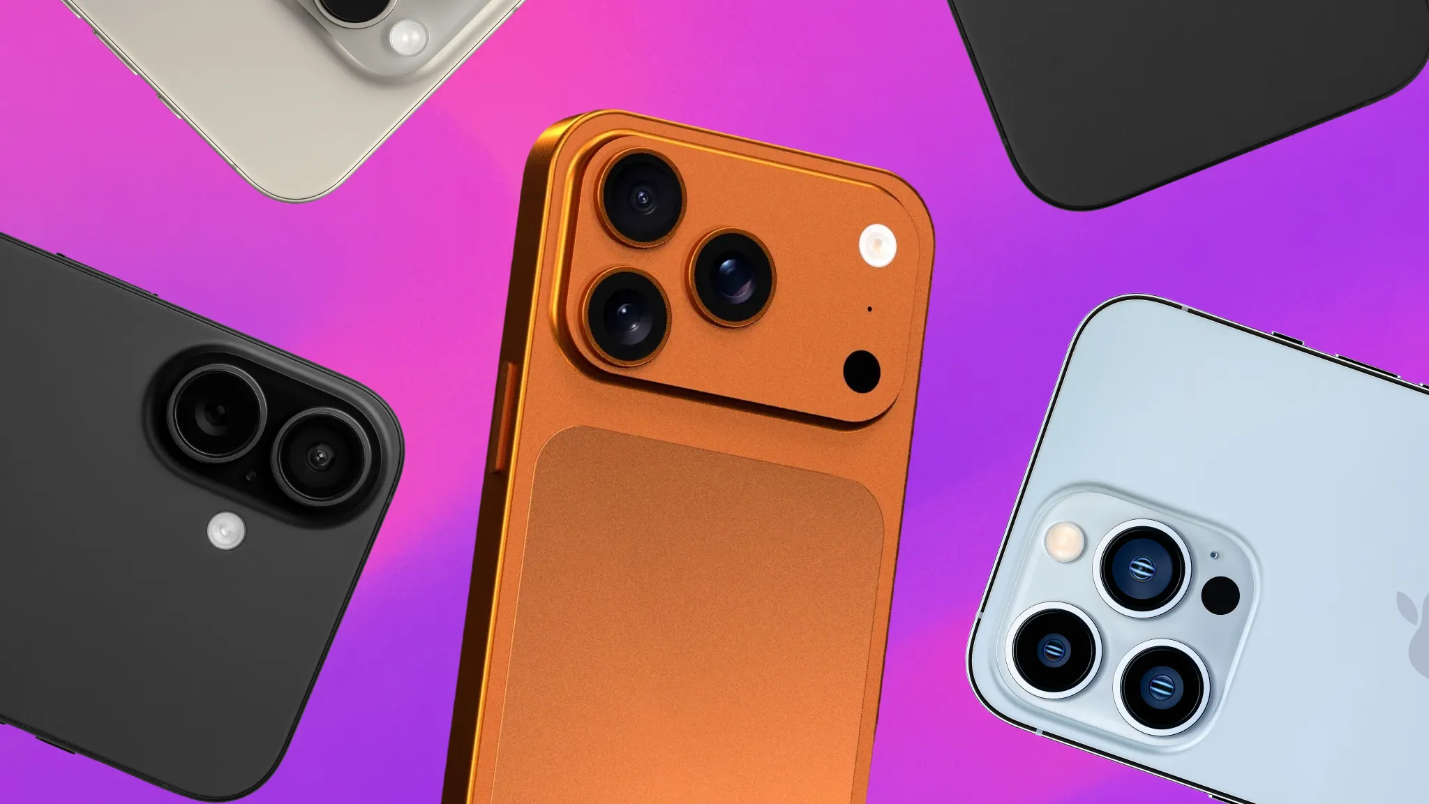 New and older iPhone models compared, showing whether upgrading to iPhone 17 is worth it