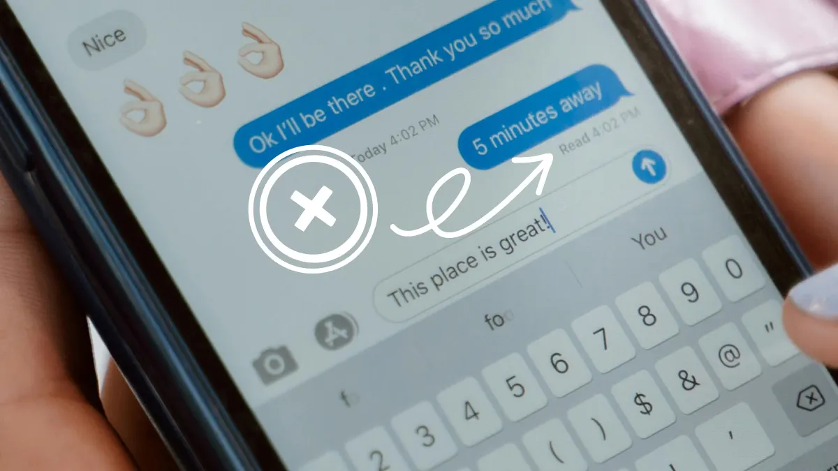 Read receipts turned off on your iPhone