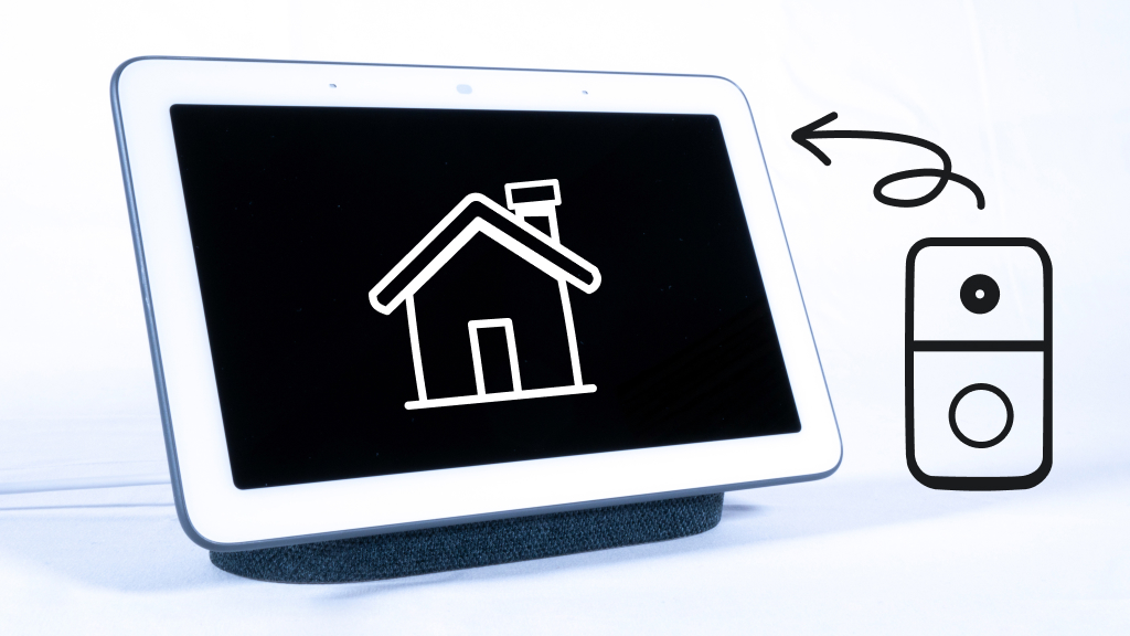 Illustration of Ring Doorbell on Google Home