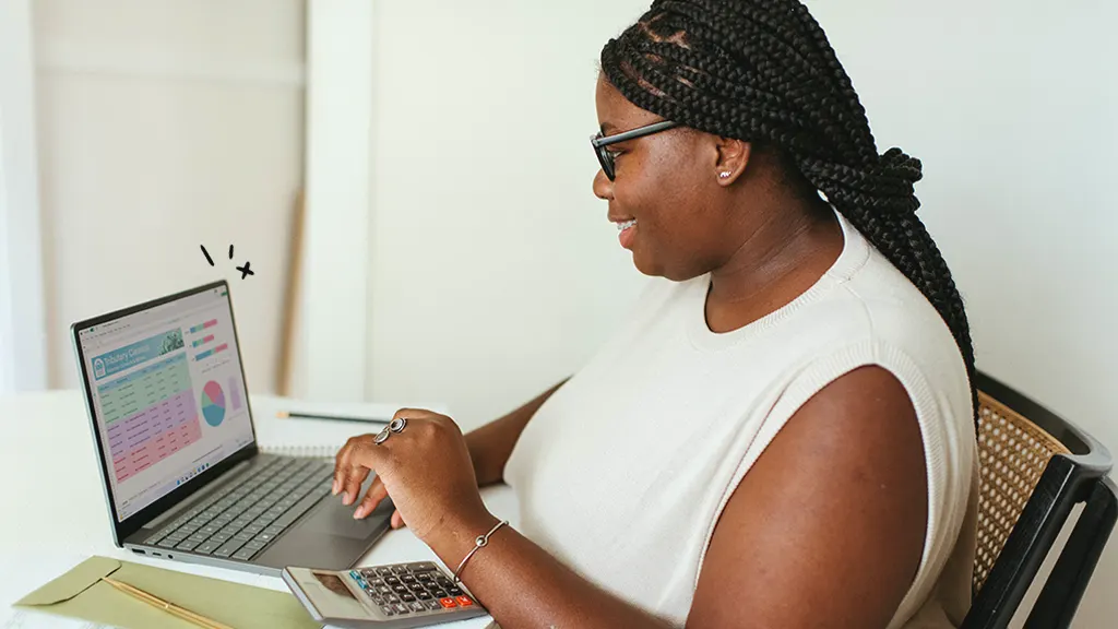 Person updating drivers on laptop