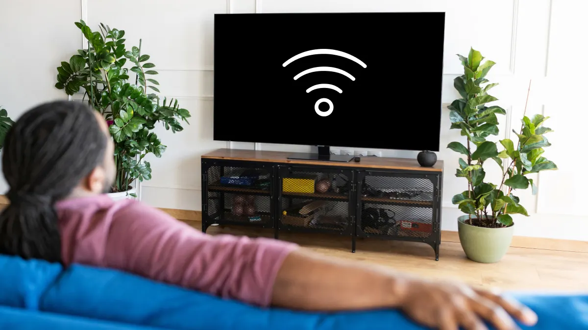 Man connected Roku TV to Wi-Fi
