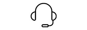 Support headset icon