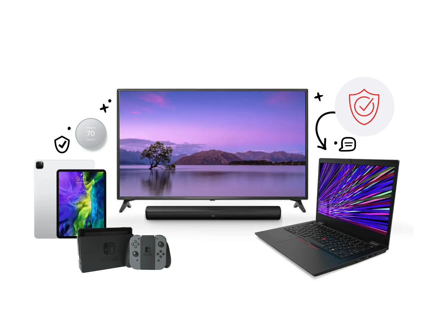The Source Extended Protection device coverage and tech support for televisions, computers, tablets, gaming, smart home devices, and more