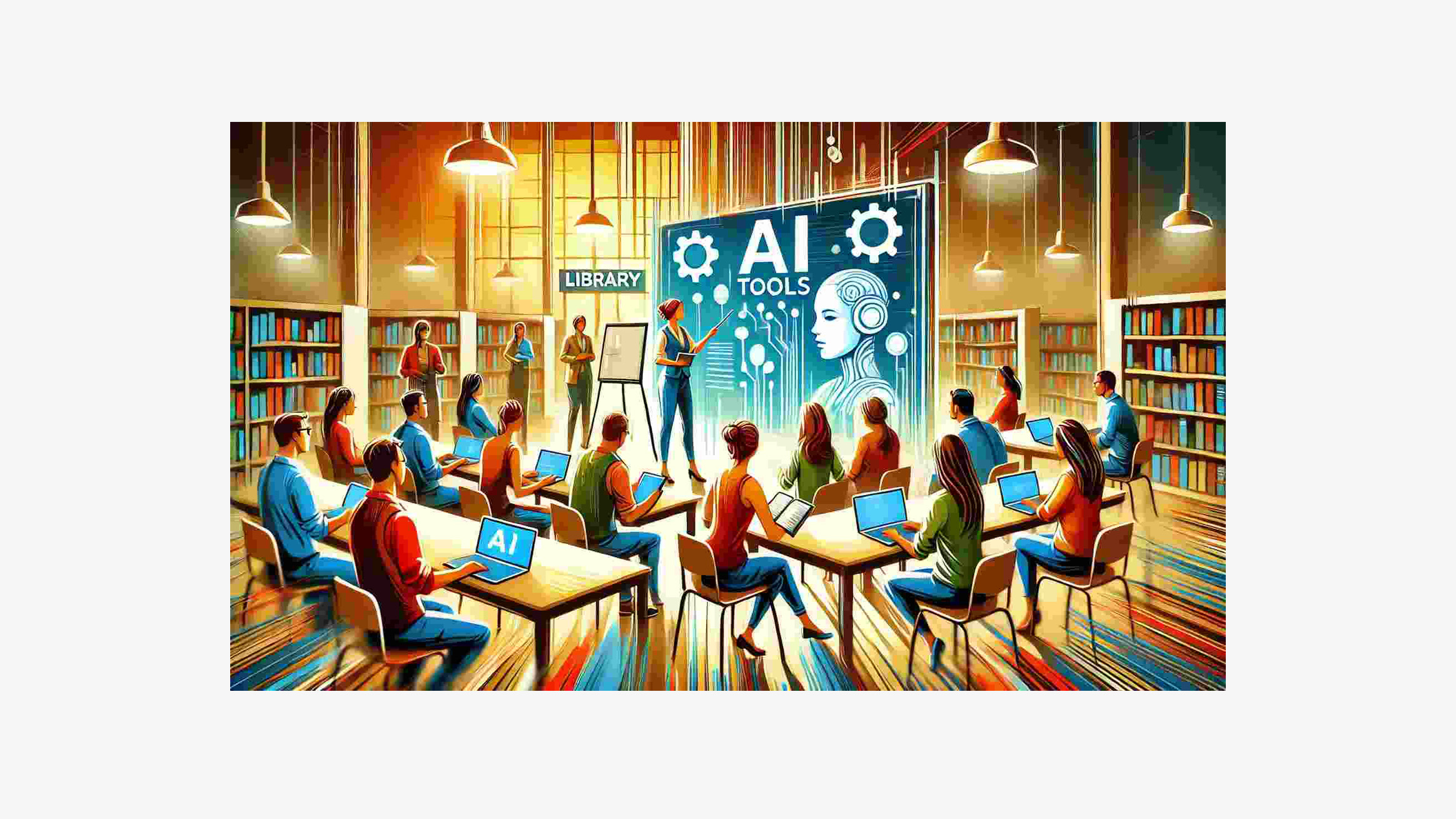 KI-Schulung (Bild: ChatGPT, Mark Ittensohn / ZB Zürich).