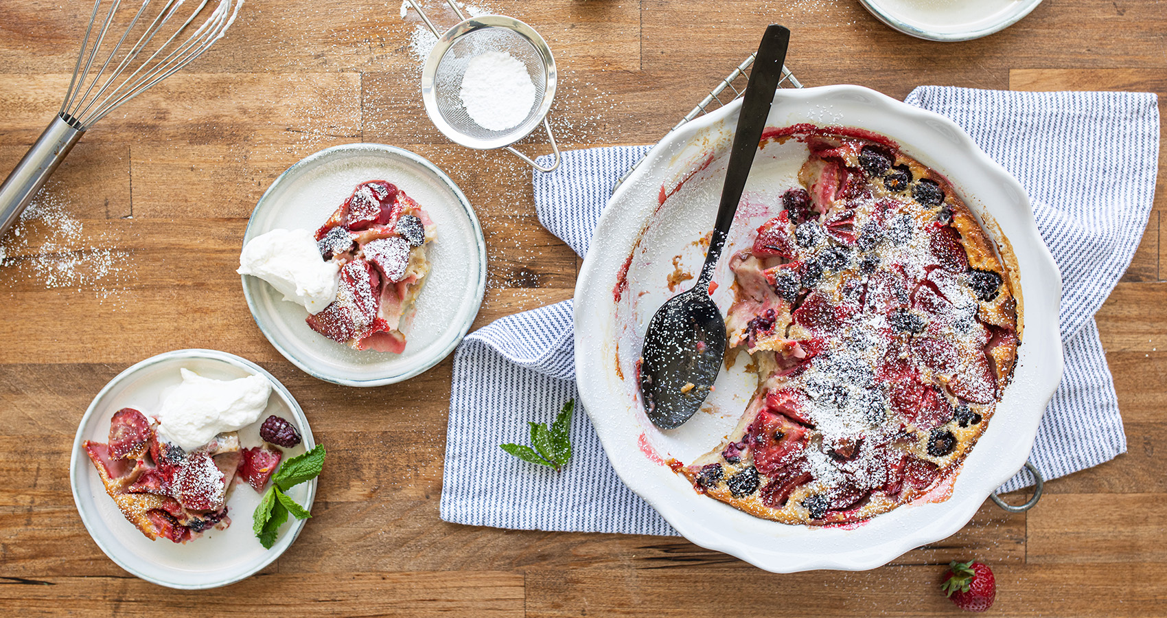 Fresh Fruit Clafoutis