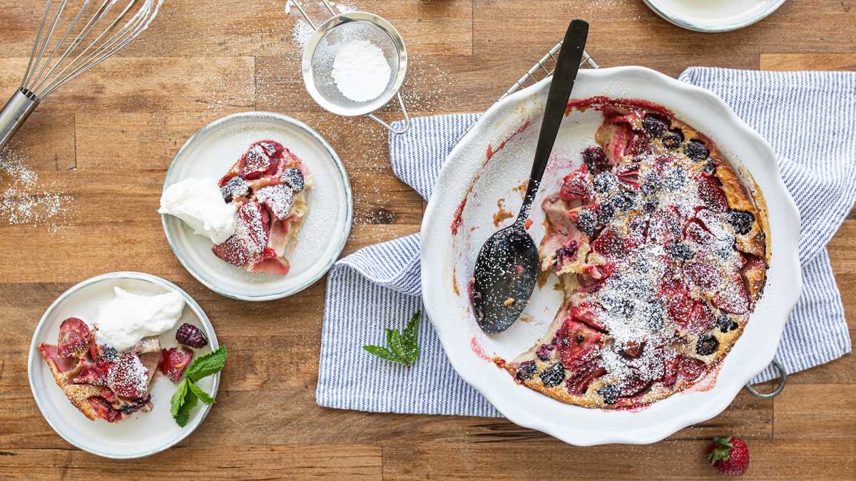 Fresh Fruit Clafoutis