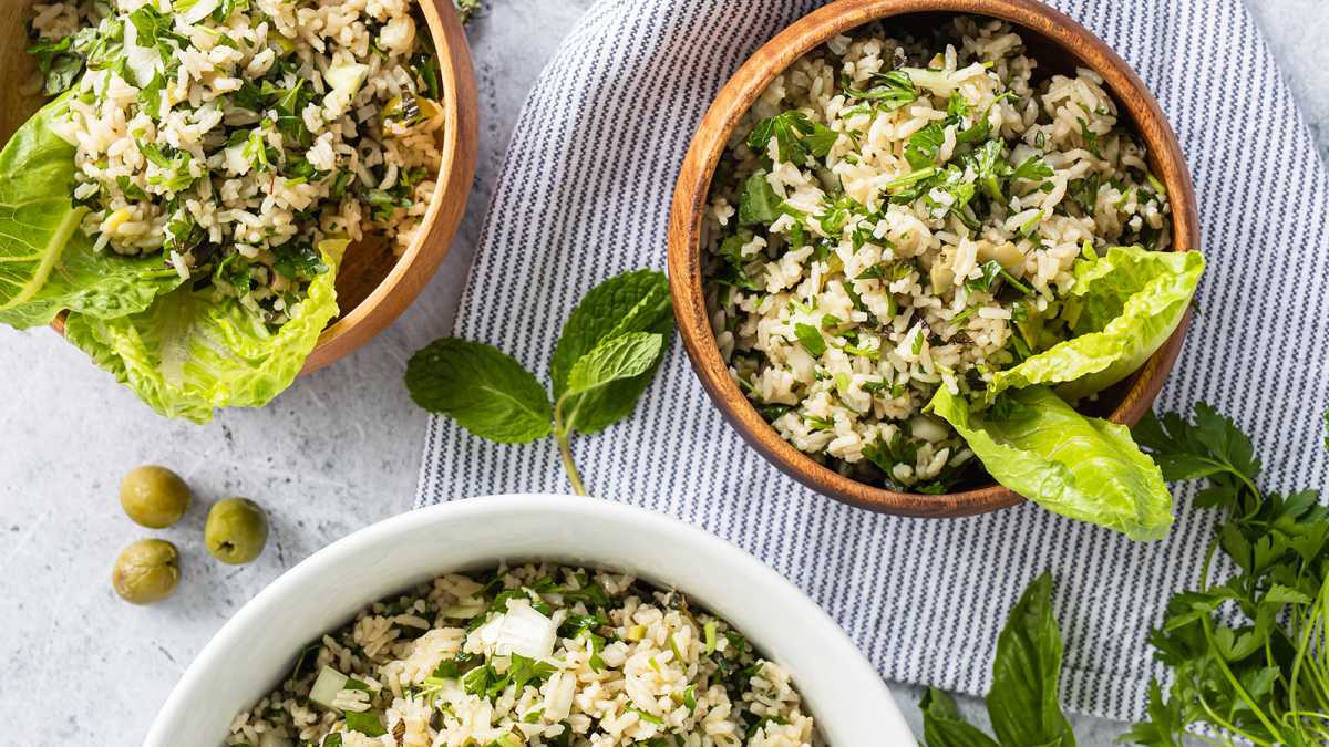 Seven Herb Green Rice Salad Photo