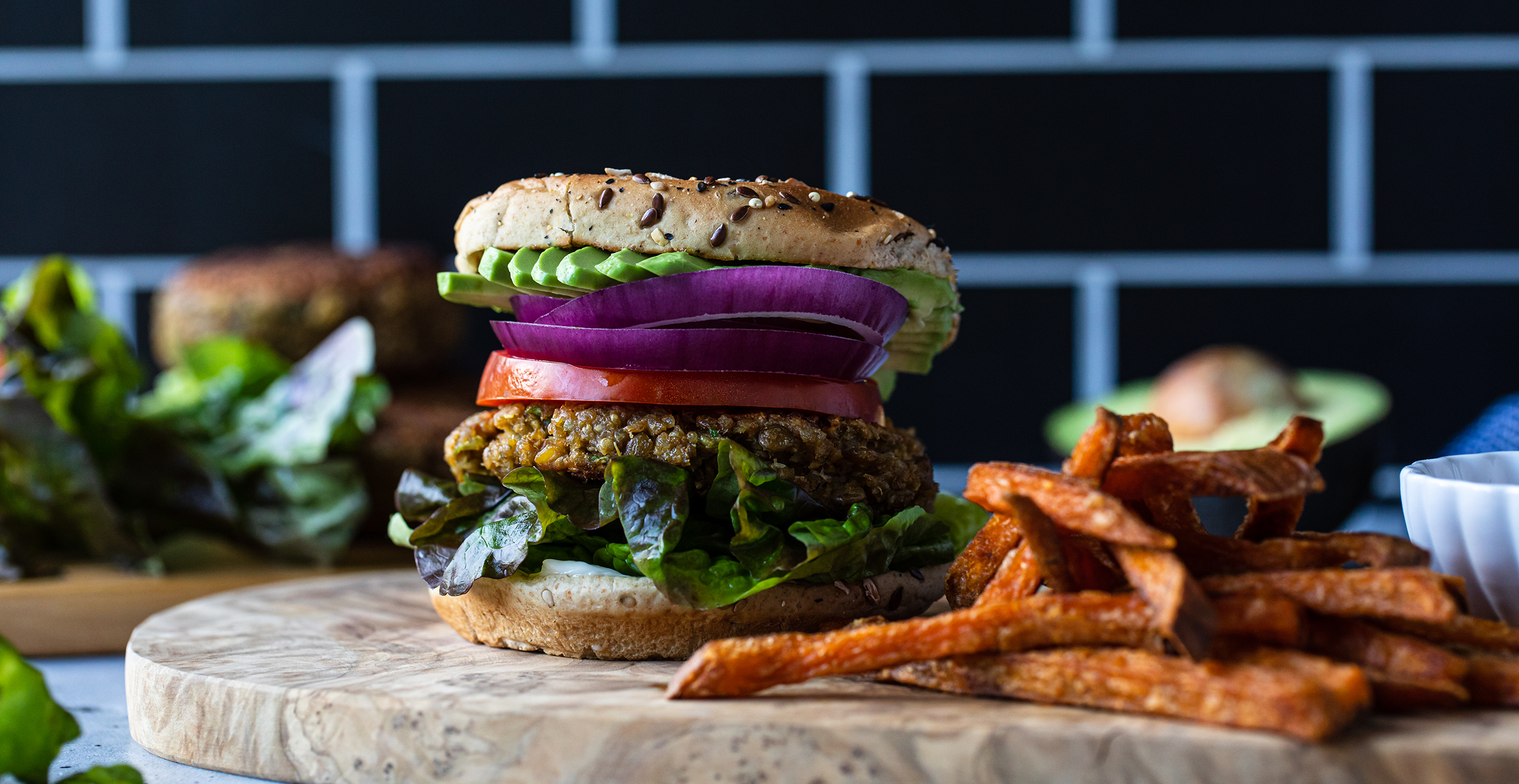 Lentil Quinoa Burgers