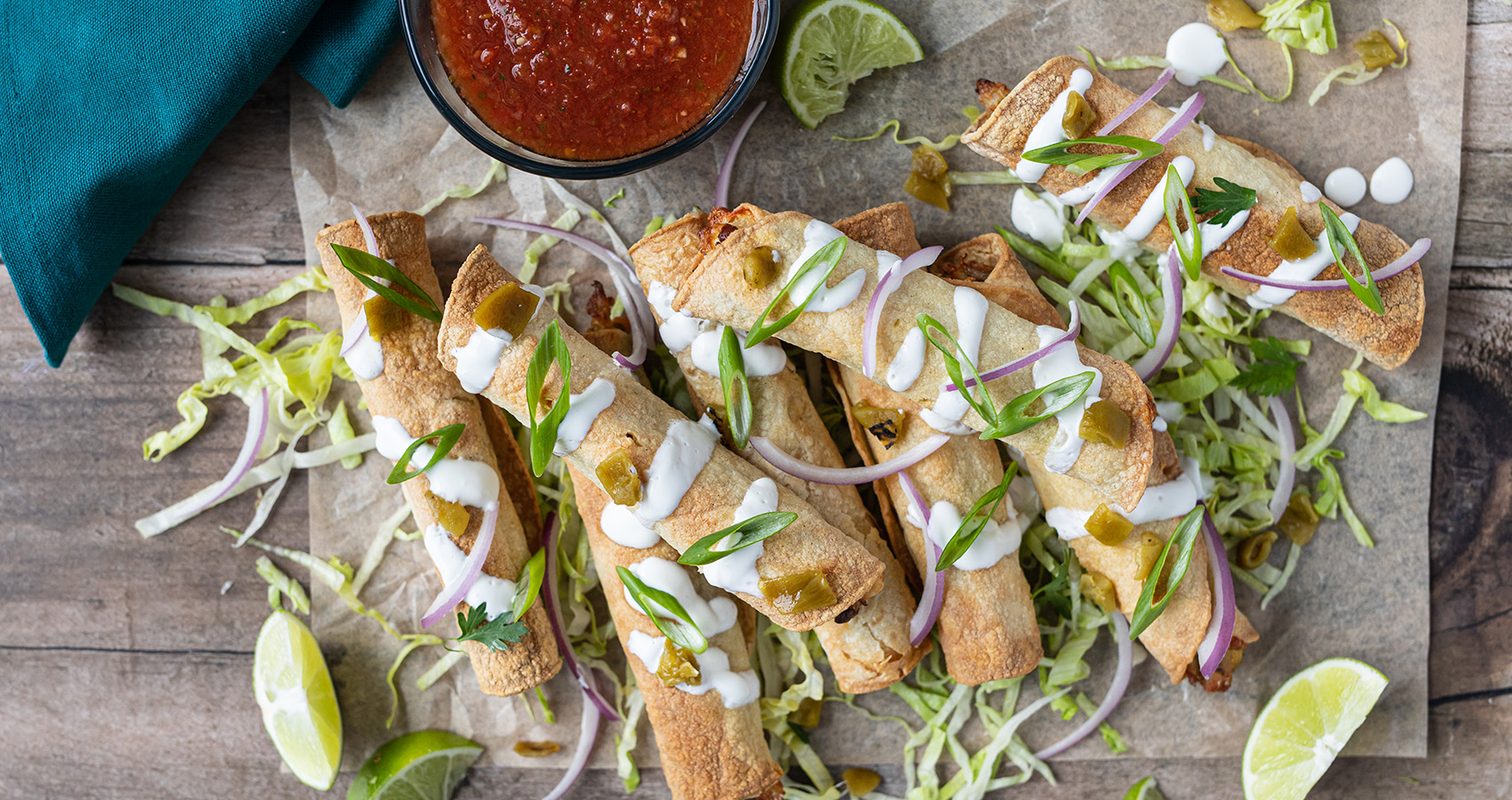 Air Fryer Taquitos or Flautas 