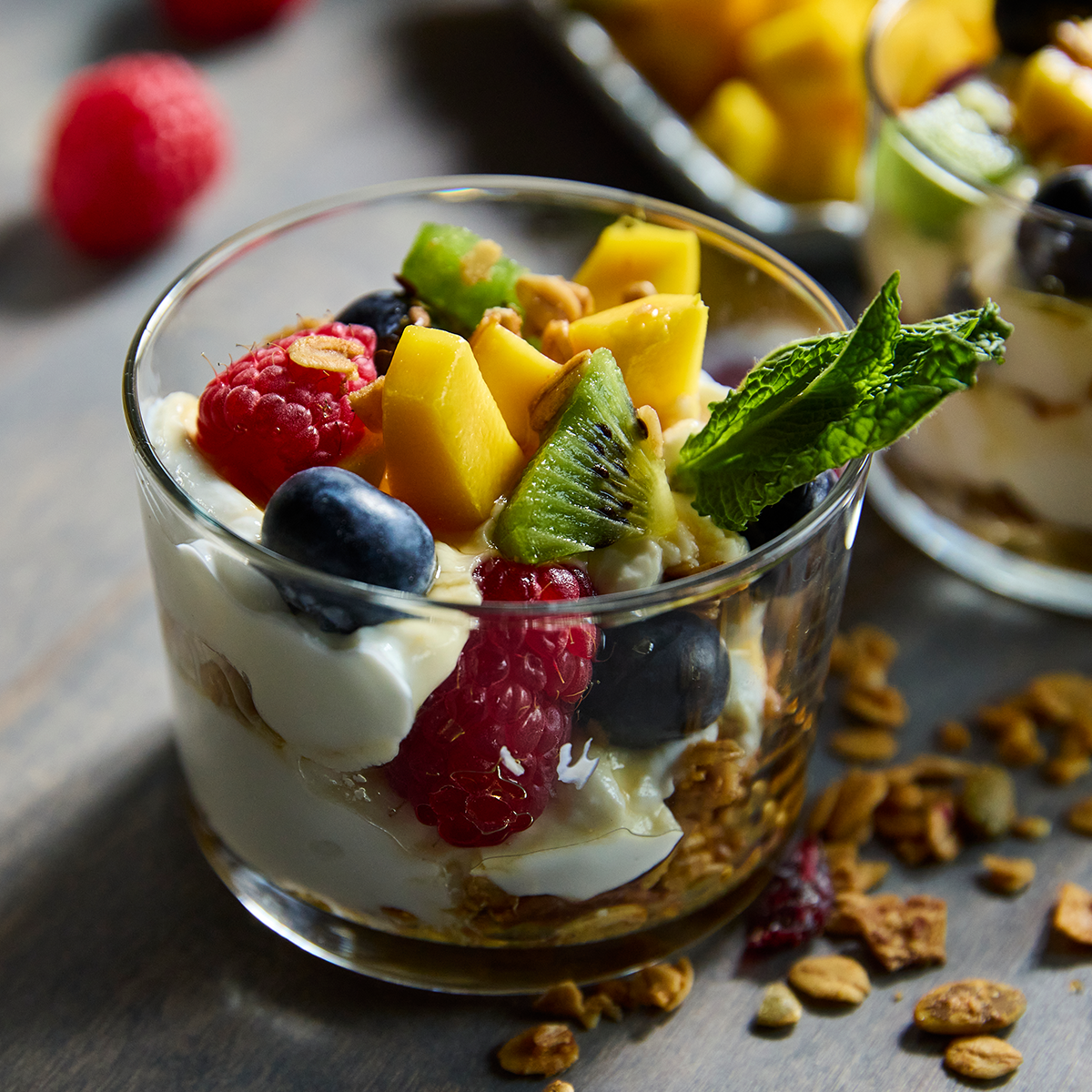 Easy Yogurt Fruit Parfaits