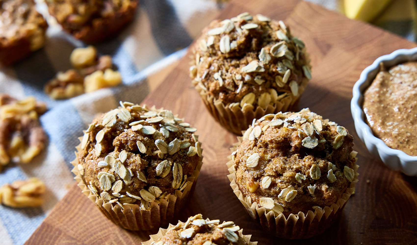 Healthy Banana Muffins