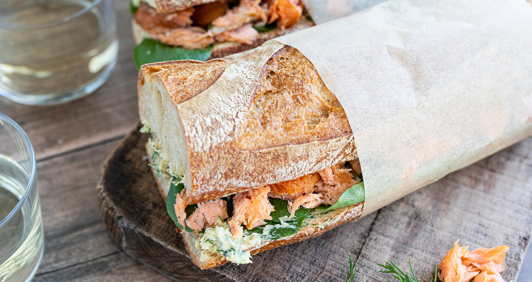 Smoked Salmon Baguette Town & Country Markets