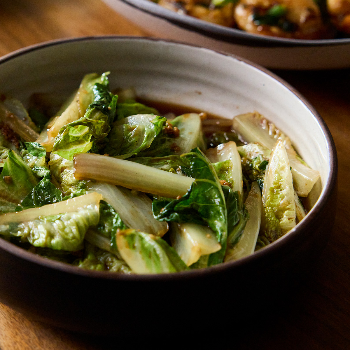 Stir-Fried Romaine