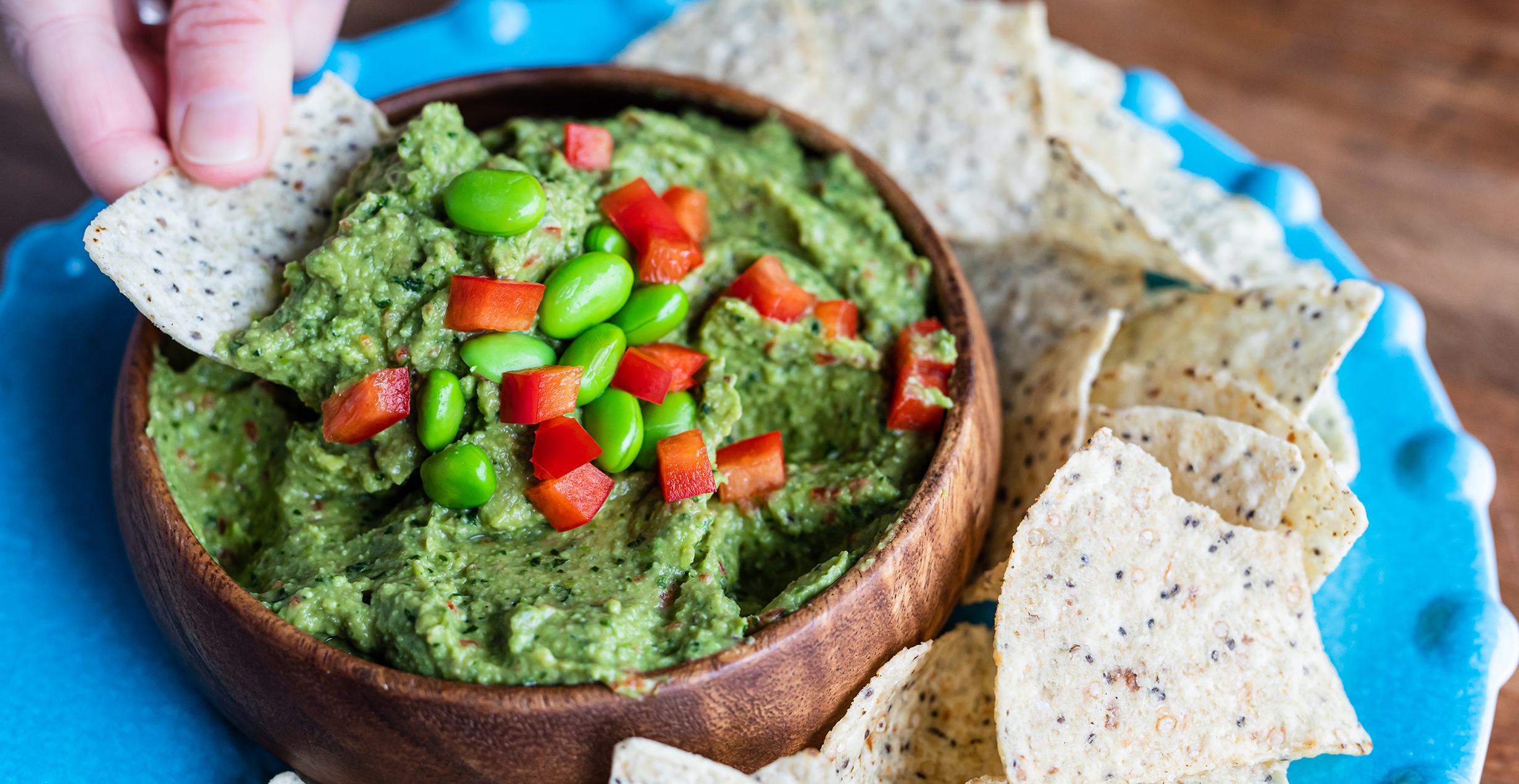 Kale and Edamame Guacamole Town & Country Markets