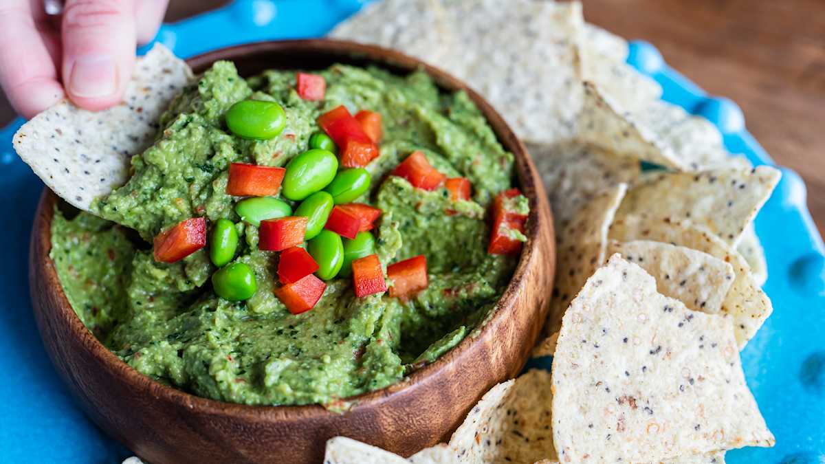 Kale and Edamame Guacamole Photo