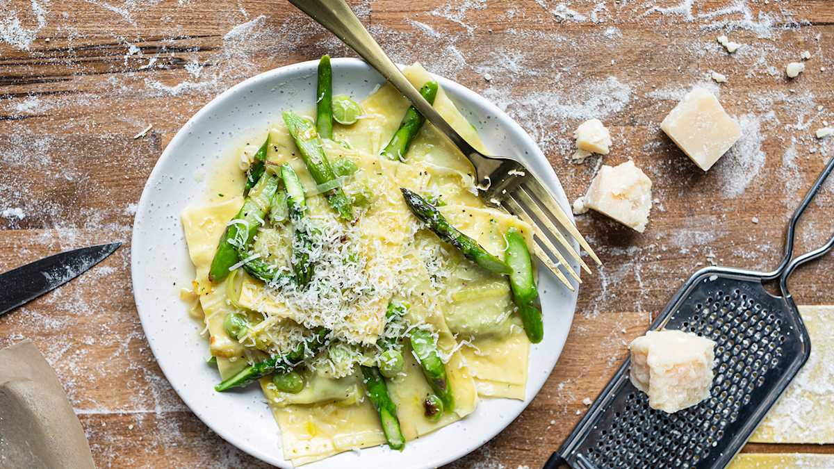 Fava Bean Ravioli