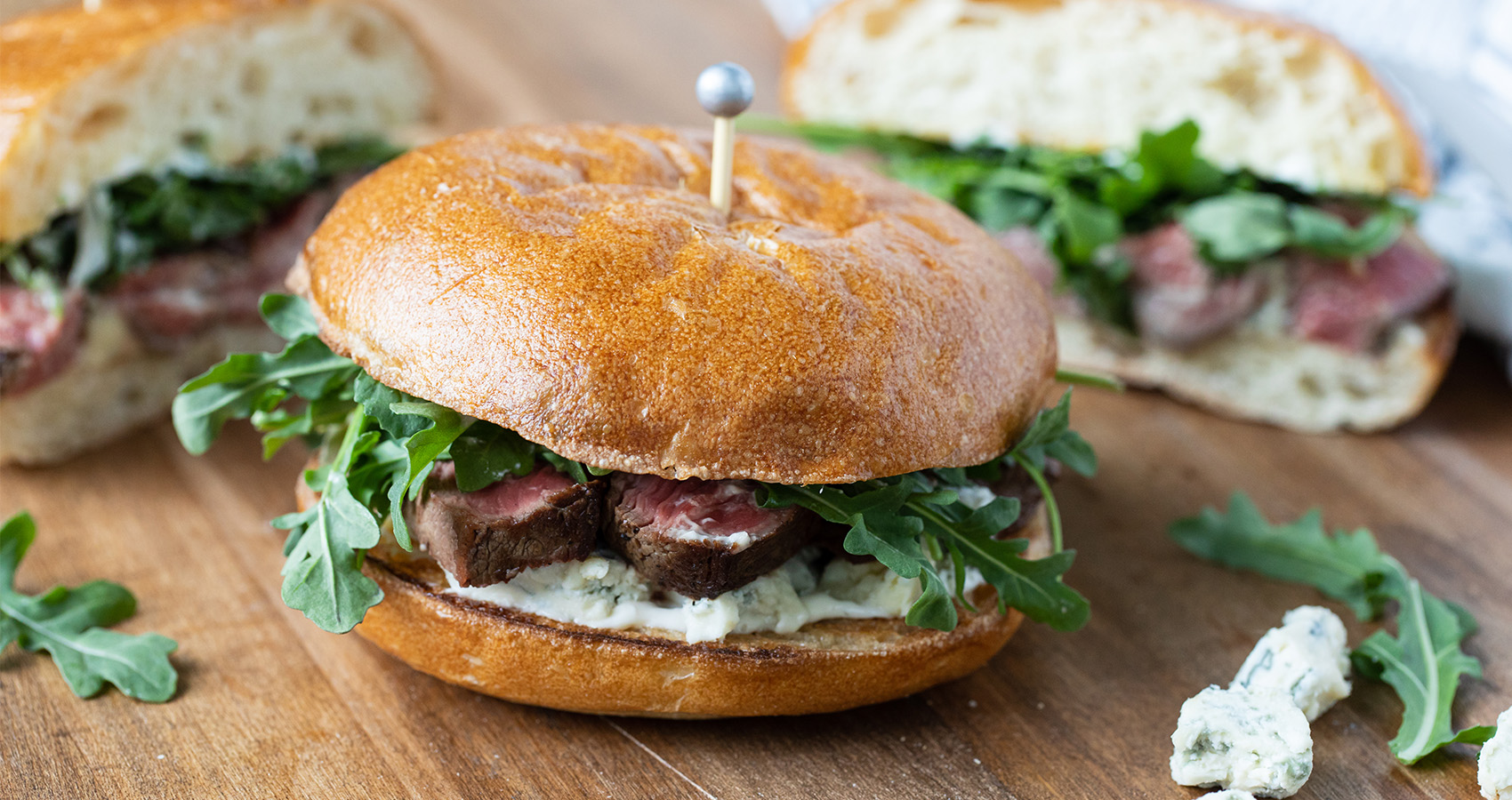 Steak and Blue Cheese Sandwich Town & Country Markets