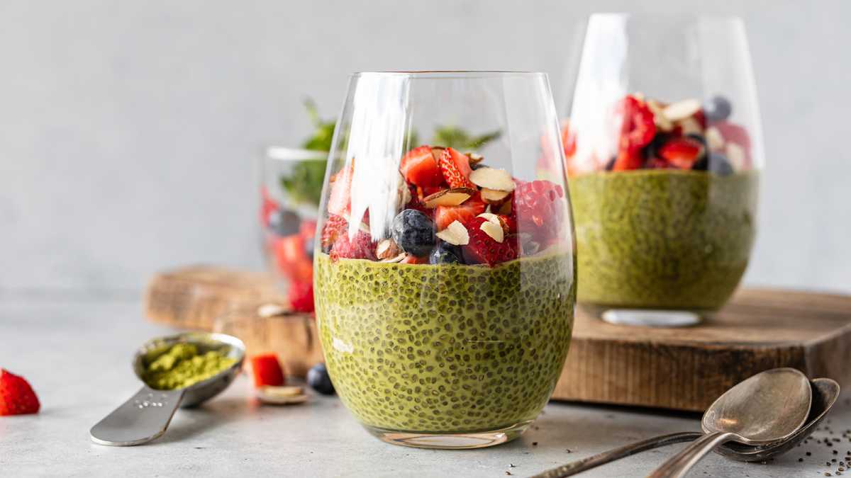 Matcha Chia Pudding 