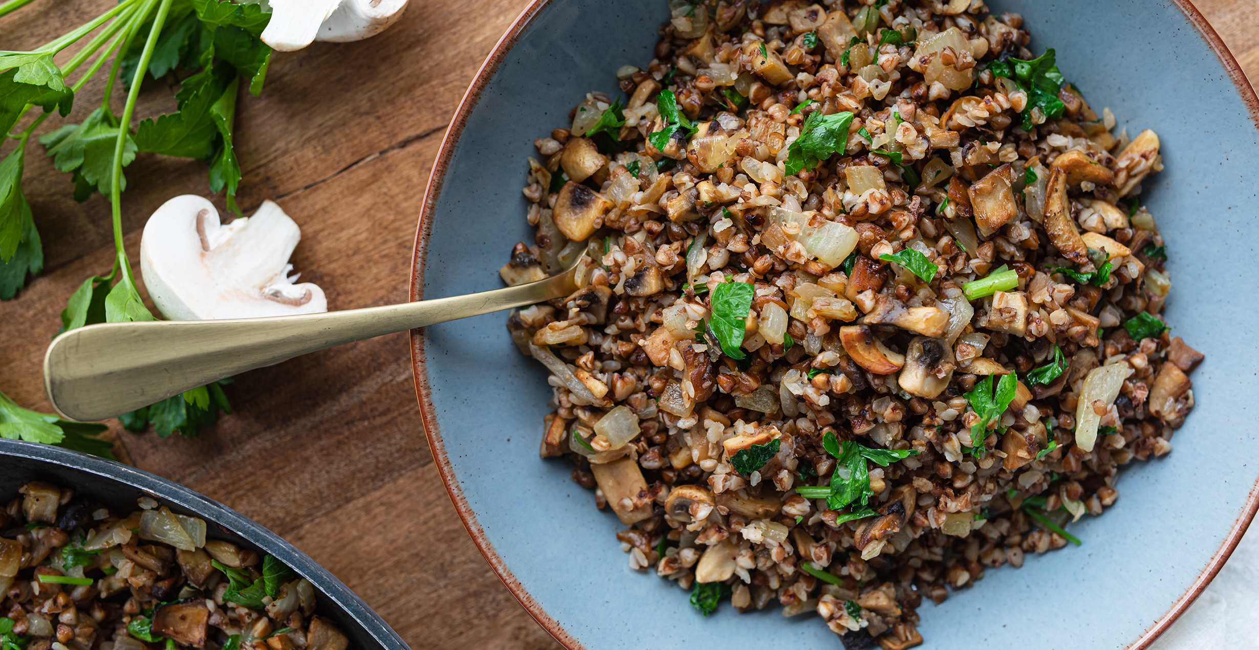 Buckwheat Kasha with Mushrooms and Onions Town & Country Markets