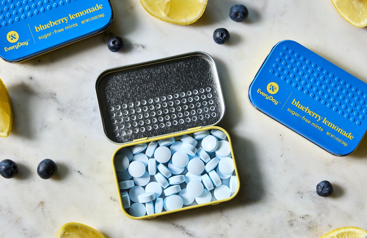Blueberry Lemonade Mints