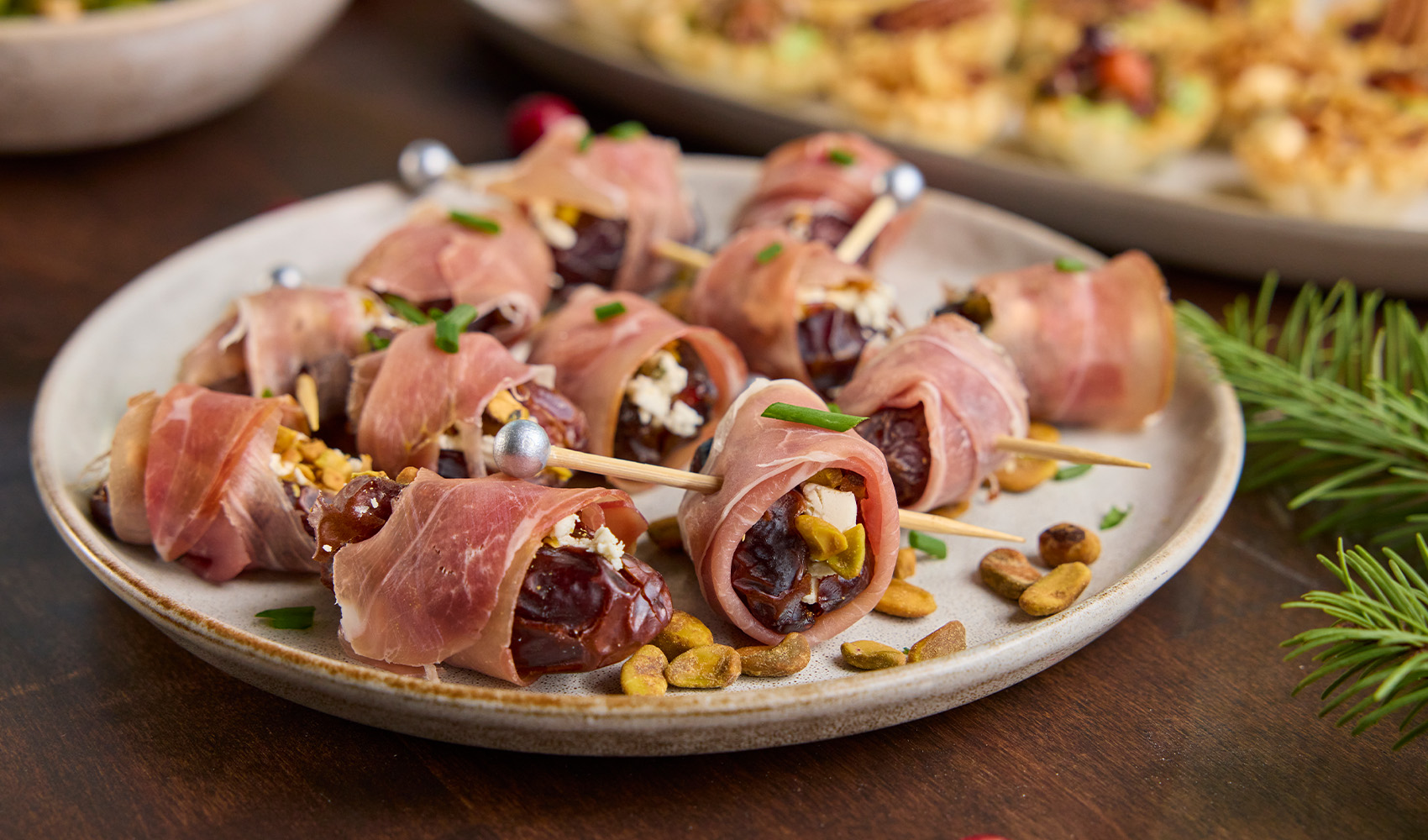 Prosciutto Wrapped Dates