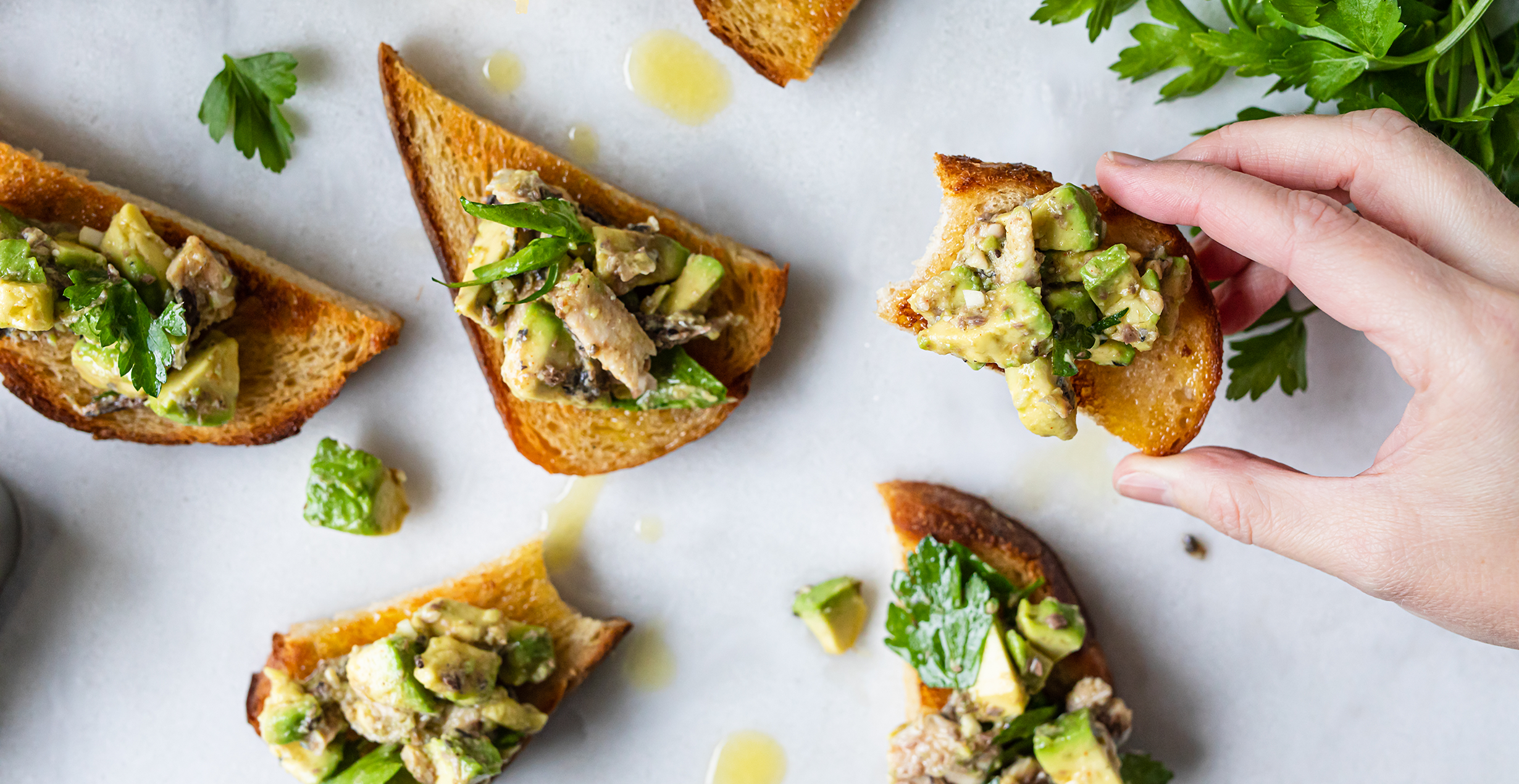 Sardine and Avocado Tapas Town & Country Markets