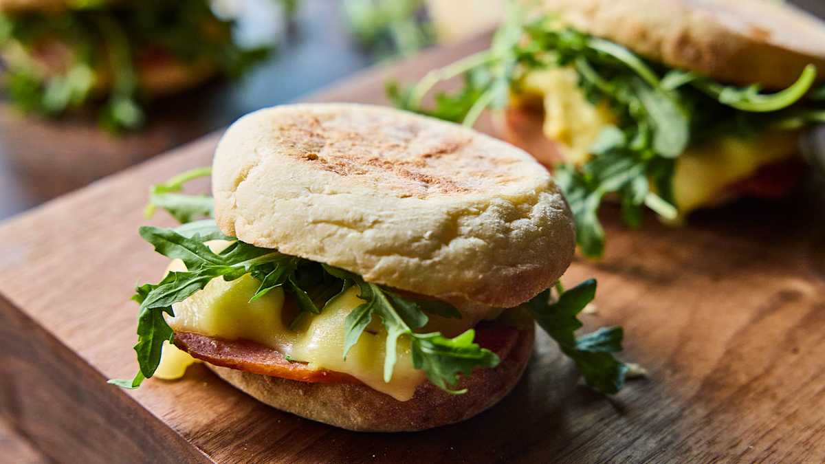 Spam Breakfast Sandwich