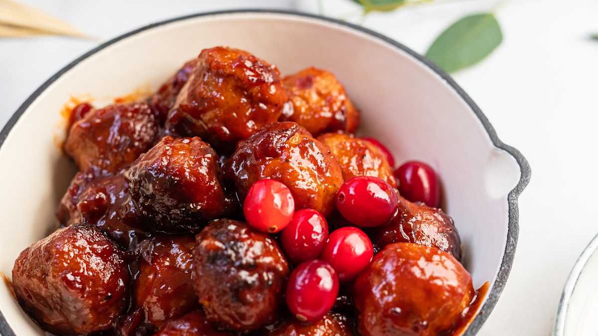Cranberry BBQ Meatballs Photo