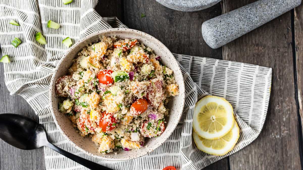 Fonio Salad with Mango