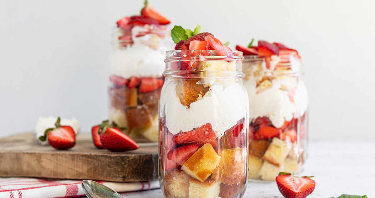 Strawberry Shortcake in a Jar 