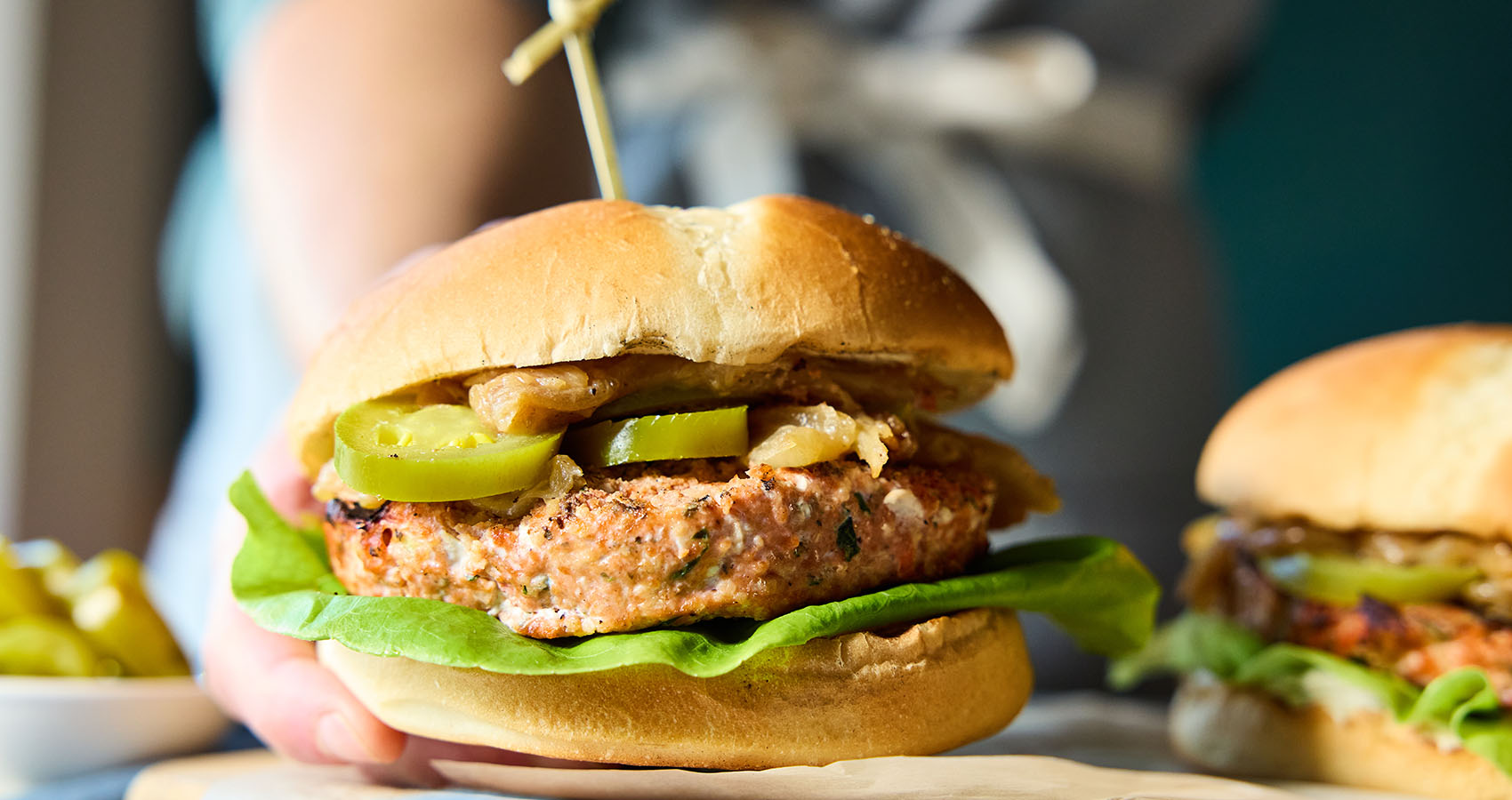 Seattle Salmon Burger
