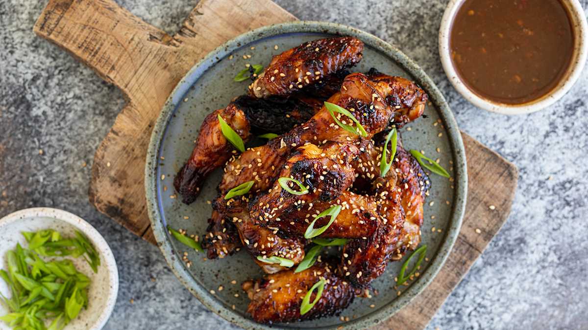 Air Fryer Sweet & Spicy Wings Photo