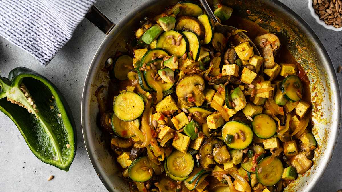 Vegetarian Sauté with Ginger and Turmeric Photo