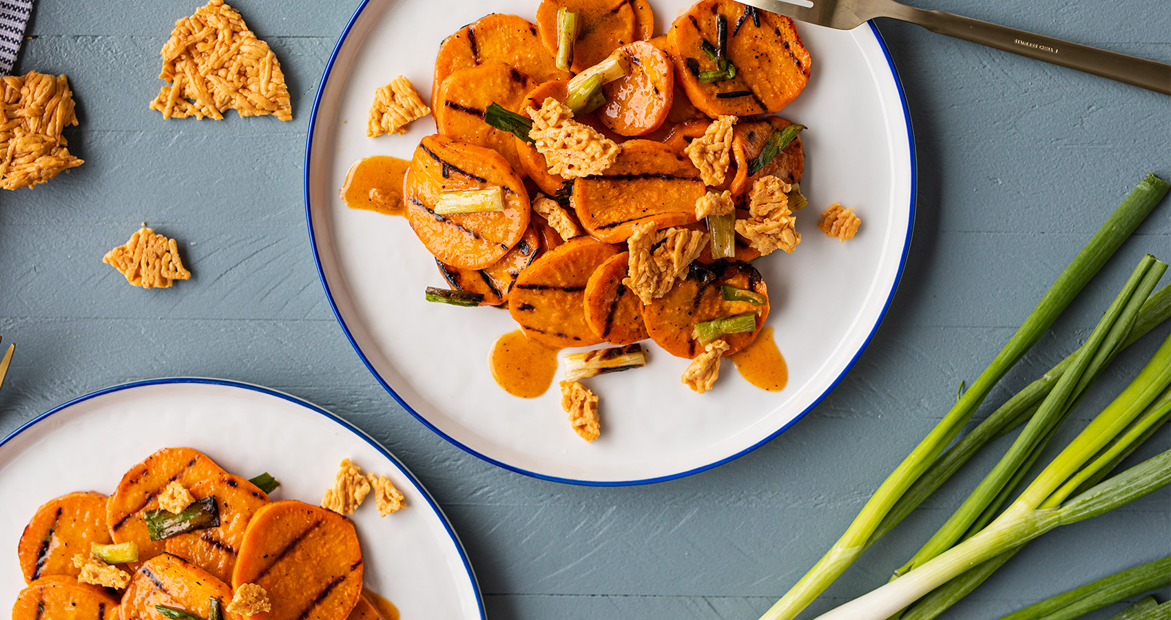 Grilled Sweet Potato Salad