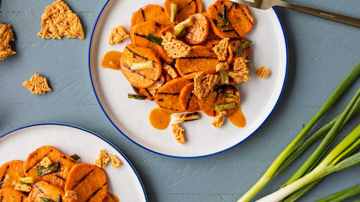 Grilled Sweet Potato Salad