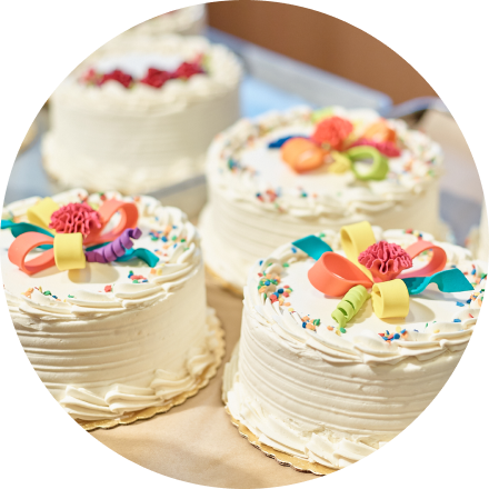 Custom Cakes Menu