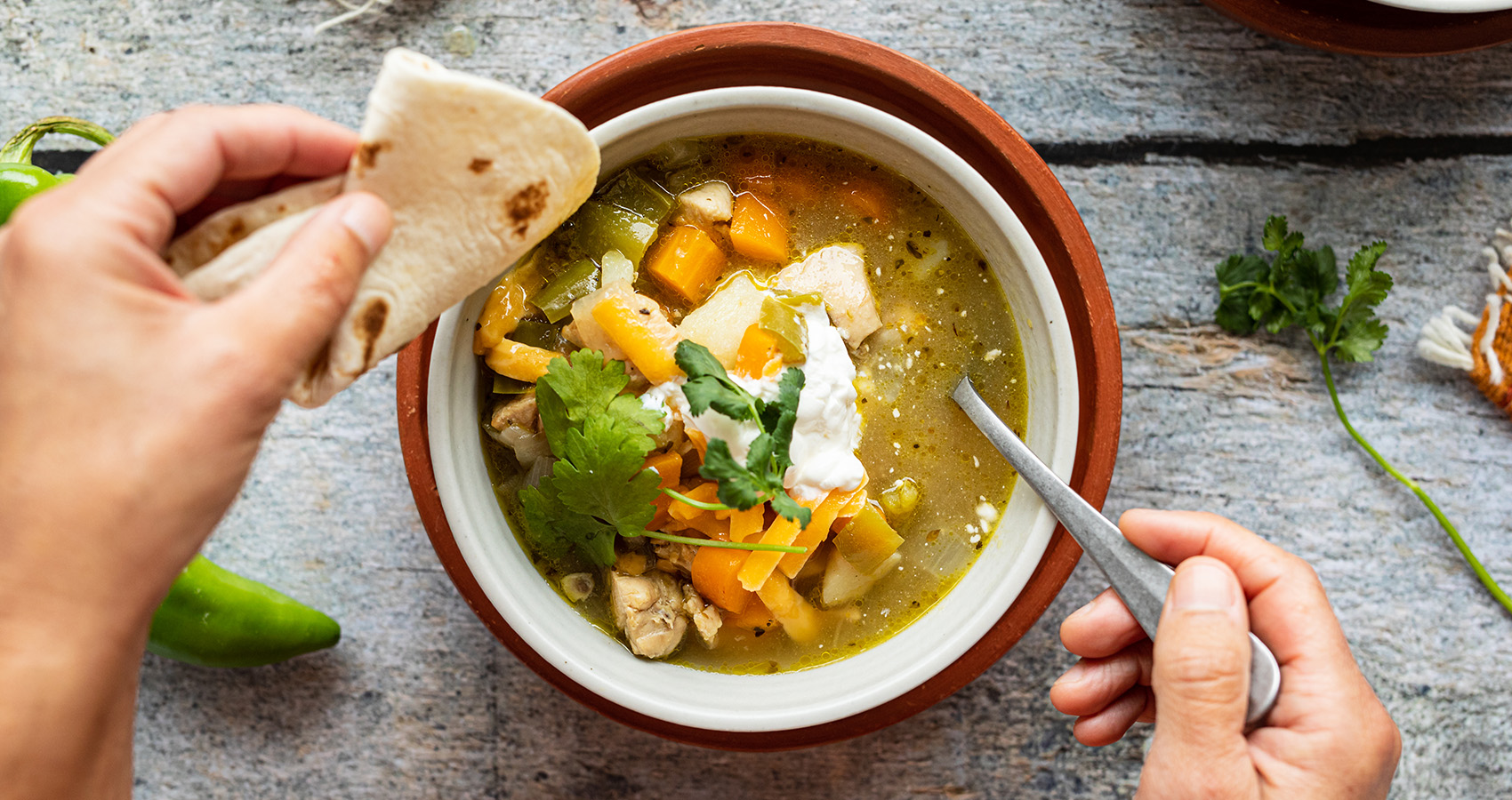 Southwest Hatch Green Chile Stew