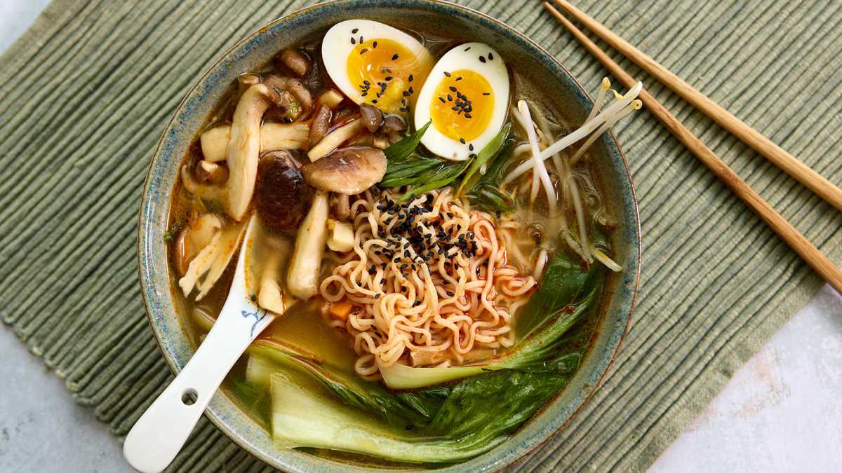 Mushroom Ramen Photo